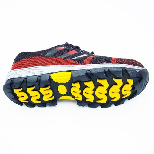 รองเท้ารุ่น 3 แถบ สีแดง รองเท้า safety ทรงผ้าใบ - Image 7
