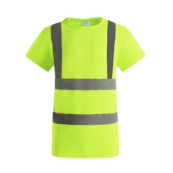 เสื้อยืดสีเขียว สะท้อนแสง