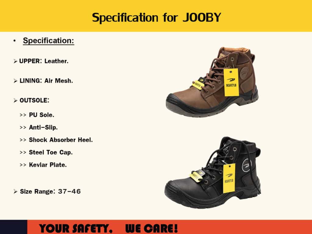 รองเท้า safety สีดำ